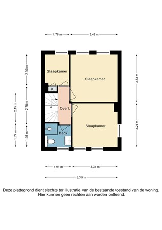 Plattegrond - Vlengendaal 73, 6351 HC Bocholtz - Vlengendaal 73 Bocholtz - Verdieping 2D.jpg